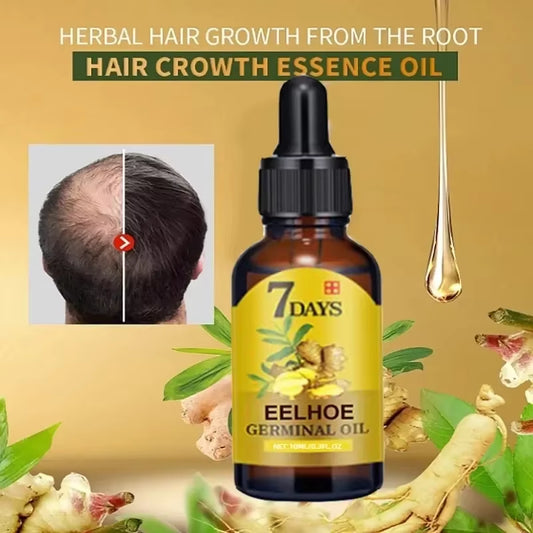 7 Day Fast Hair Growth Oil Ginger Growth Hair Treatment anti Hair Loss Men Women Scalp Treatment Serum Products Beauty Product