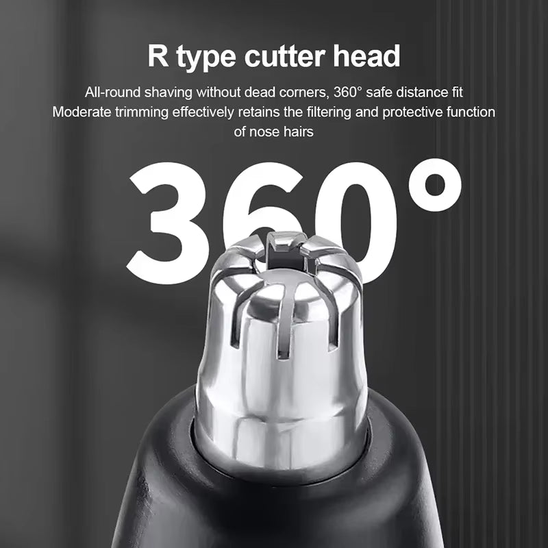 Xiaomi  Electric Nose Hair Trimmer Remover Fast Charging Usb Charging Home Led Display Safety Face Cleaning Care Kit