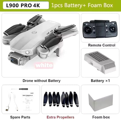 L900 Pro SE MAX GPS Drone 4K Professional Dual HD Camera 5G WIFI FPV 360° Obstacle Avoidance Brushless Rc Quadcopter Drones Toy