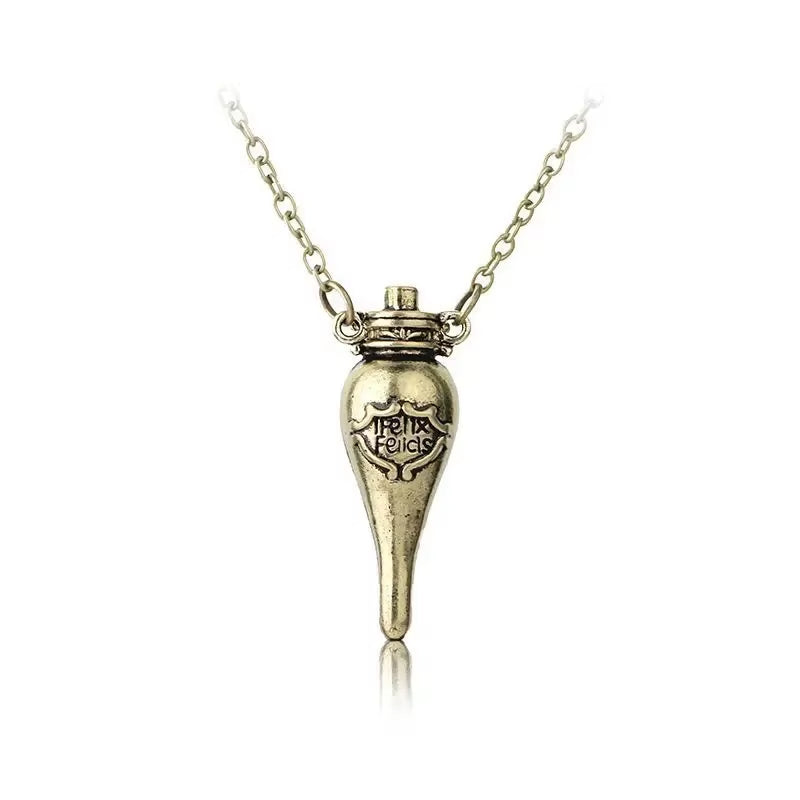 Harries Potters Movie Peripherals Necklace Retro Snitch Deathly Hallows 943Resurrection Copper Coin Jewelry Accessories Gifts