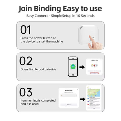 Mini Tracking Device for Apple Find My Key Smart Itag Child Finder Pet Car GPS Lost Tracker Smart Bluetooth Tracker IOS System