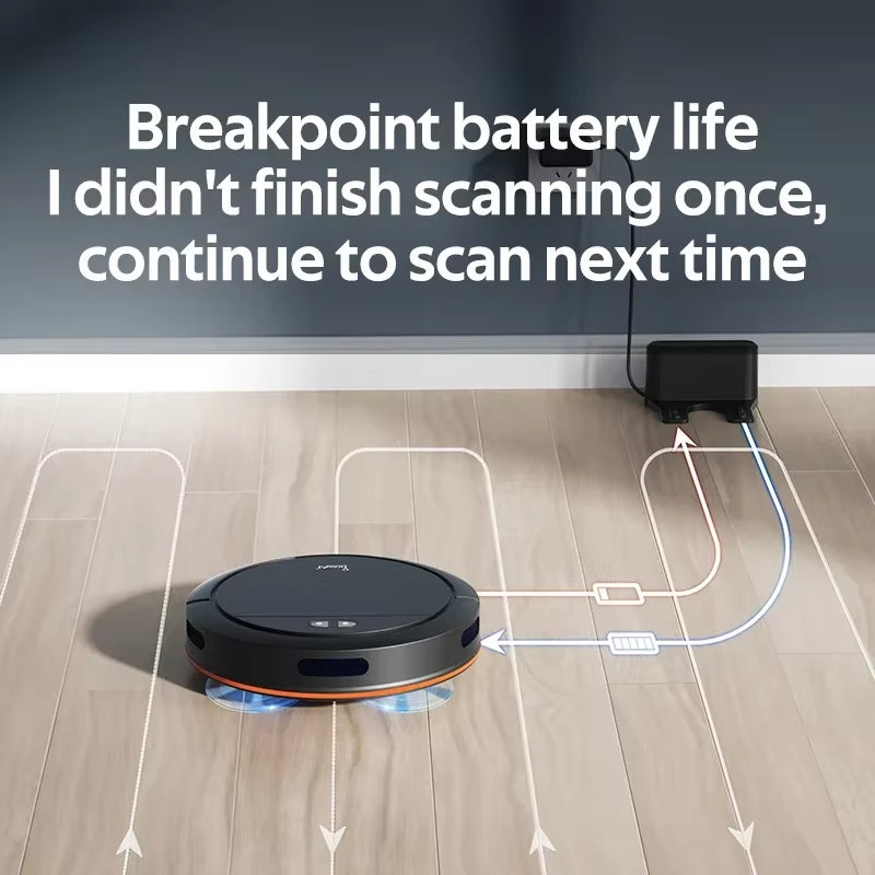 Mi 4000PA Robot Vacuum Cleaner, Automatic Recharge,Smart Home Mop , Breakpoint Cleaning , Wet and Dry,Smart Home Cleaning Tools