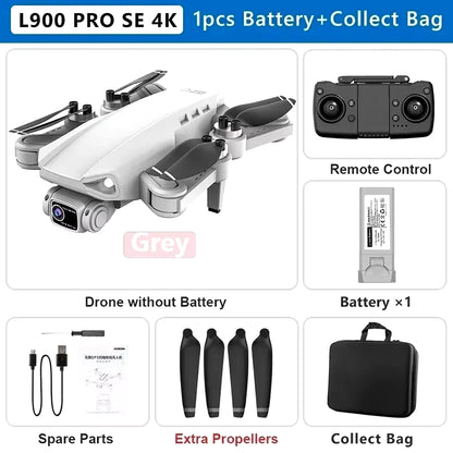 L900 Pro SE MAX GPS Drone 4K Professional Dual HD Camera 5G WIFI FPV 360° Obstacle Avoidance Brushless Rc Quadcopter Drones Toy