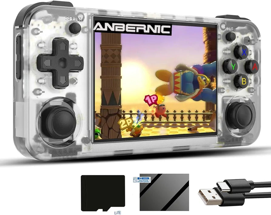 ANBERNIC RG35XXH CONSOLE, 64GB,+5000 GAMES,ULTRA 4K