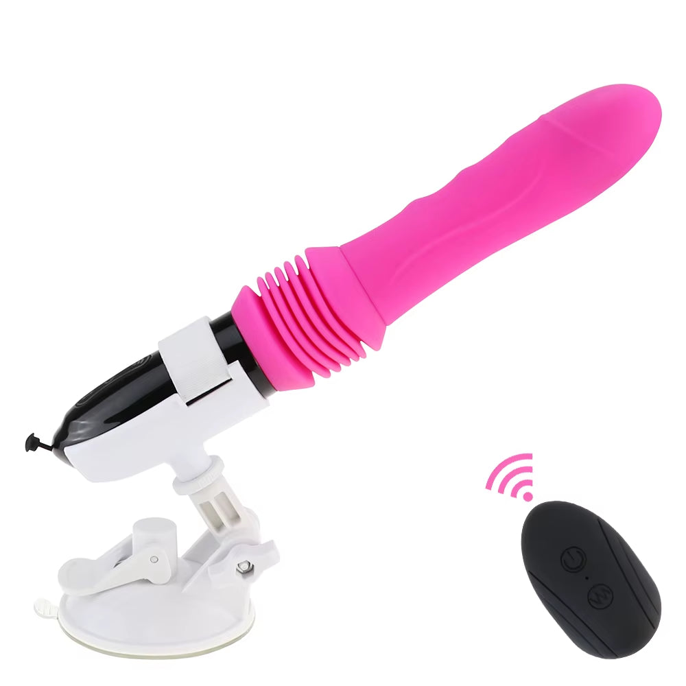 Sex Machine Thrusting Big Dildo Vibrator Vaginal G Spot Automatic up down Massager Retractable Pussy Adults Sex Toys for Women