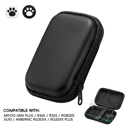 for R36S Case Retro Video Game Bags EVA Cover Case for RG35XX R35S Miyoo Mini plus Founded Protective Bag