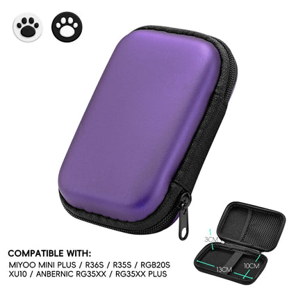 for R36S Case Retro Video Game Bags EVA Cover Case for RG35XX R35S Miyoo Mini plus Founded Protective Bag