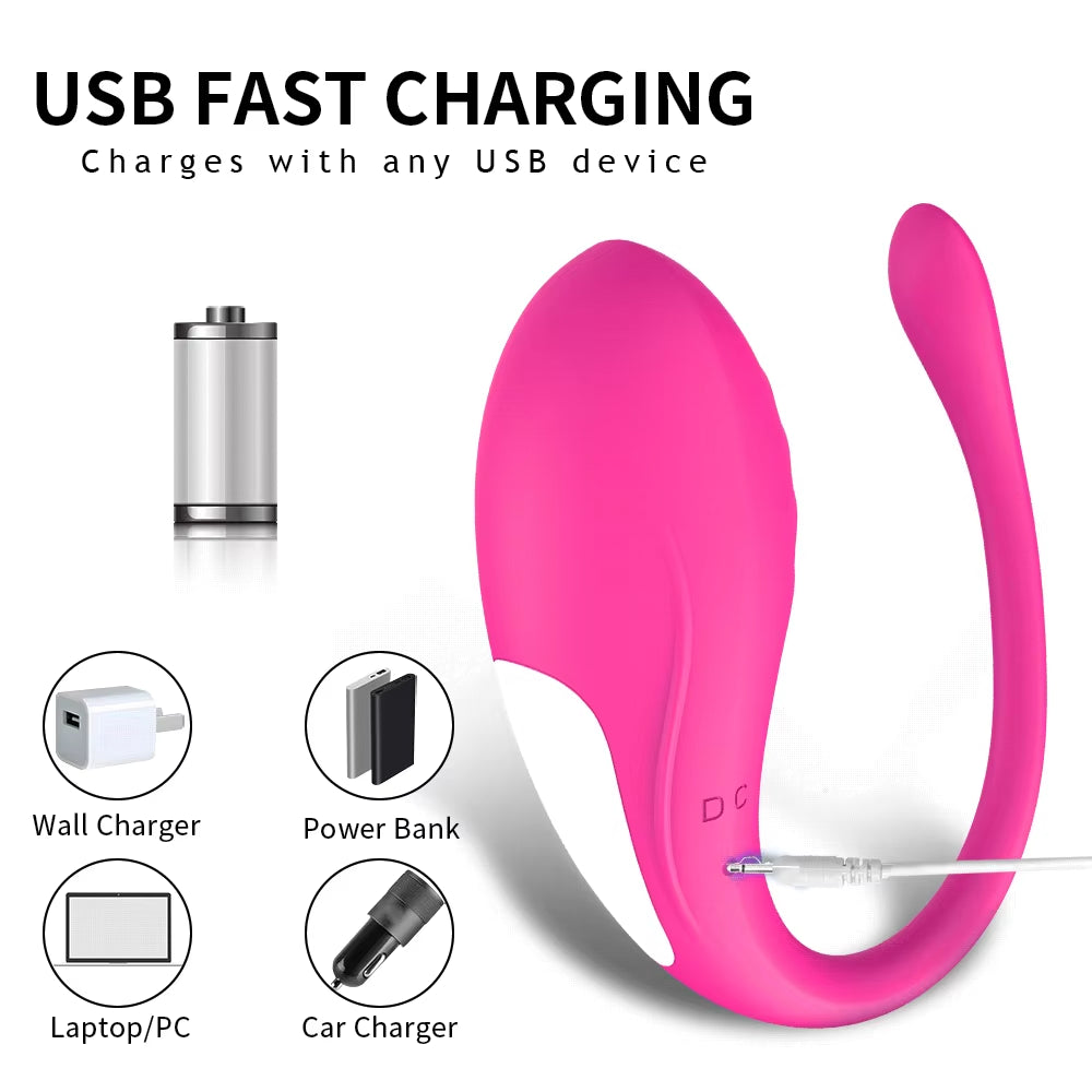 9 Speed APP Controlled Vaginal Vibrators G Spot Anal Vibrating Egg Massager Wearable Stimulator Adult Sex Toys for Women Couples