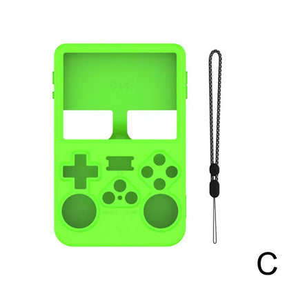 Silicone Case for R36S Handheld Game Console Silicone Protective Cover Anti-Scratch Storage Box Soft Shell