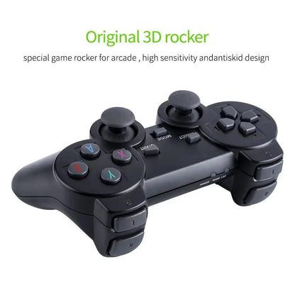 Video Game Console 64G Built-In 20000 Games Retro Handheld Game Console Wireless Controller Game Player for Children Xmas Gifts