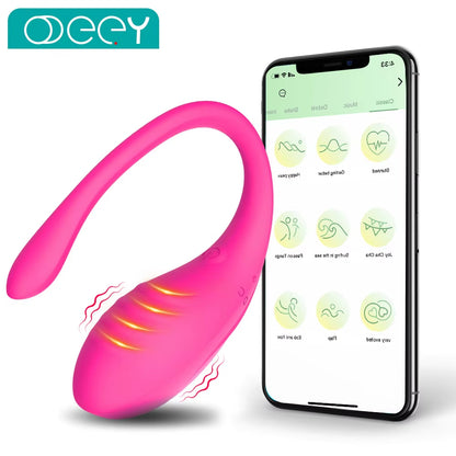 9 Speed APP Controlled Vaginal Vibrators G Spot Anal Vibrating Egg Massager Wearable Stimulator Adult Sex Toys for Women Couples