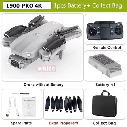 L900 Pro SE MAX GPS Drone 4K Professional Dual HD Camera 5G WIFI FPV 360° Obstacle Avoidance Brushless Rc Quadcopter Drones Toy