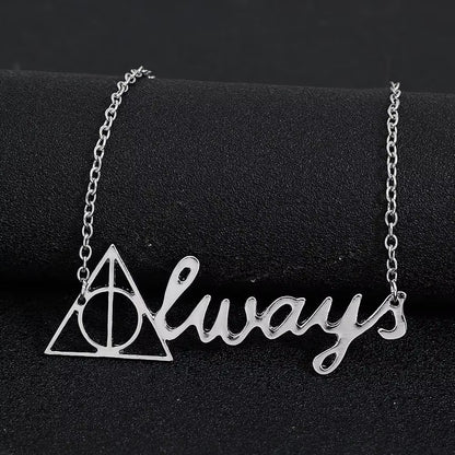 Harries Potters Movie Peripherals Necklace Retro Snitch Deathly Hallows 943Resurrection Copper Coin Jewelry Accessories Gifts