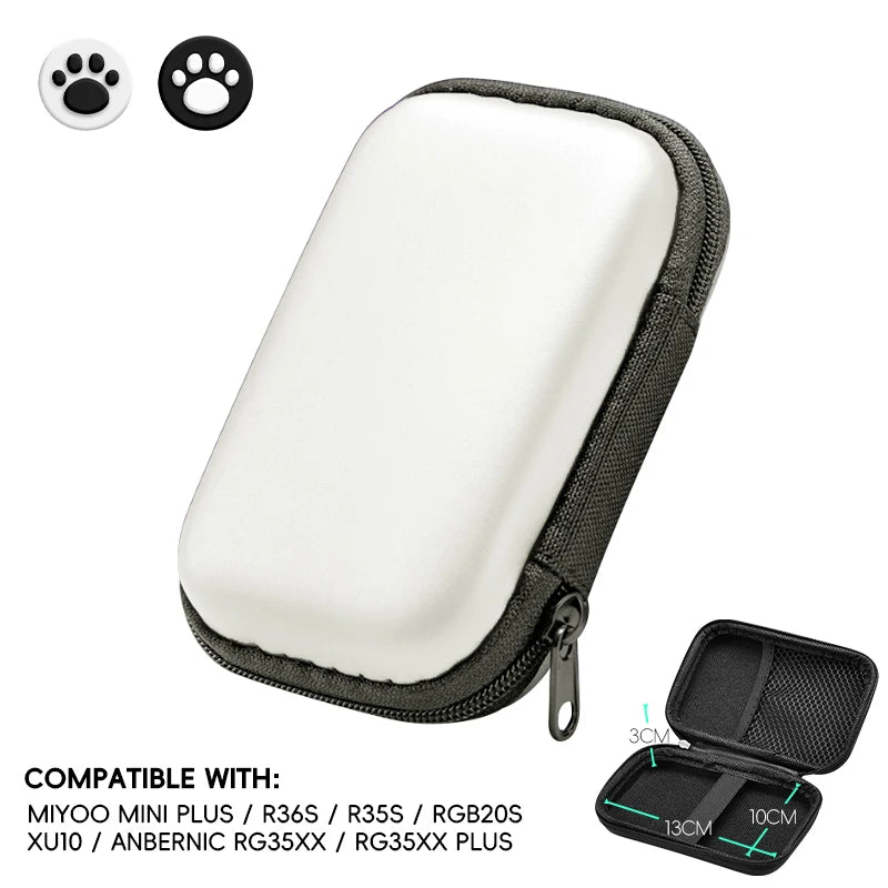 for R36S Case Retro Video Game Bags EVA Cover Case for RG35XX R35S Miyoo Mini plus Founded Protective Bag